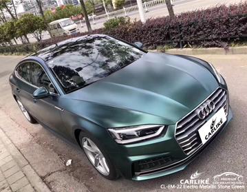 CARLIKE CL-EM-22 STONE GREEN MATTE ELECTRO METALLIC VINYL WRAP AUDI - CARLIKE WRAP