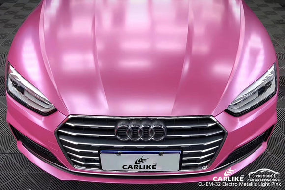 CARLIKE CL-EM-32 LIGHT PINK MATTE ELECTRO METALLIC VINYL Foe Audi - CARLIKE WRAP