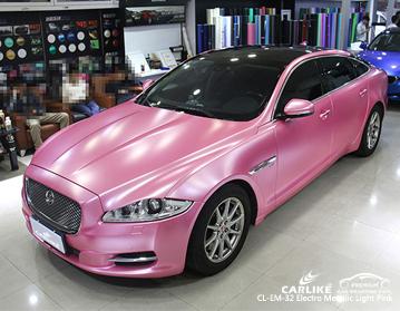 CARLIKE CL-EM-32 LIGHT PINK MATTE ELECTRO METALLIC VINYL WRAP JAGUAR - CARLIKE WRAP