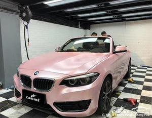 CARLIKE CL-EM-33 ENVOLTURA DE VINILO ELECTRO METALIZADO MATE ROSA CEREZA BMW 