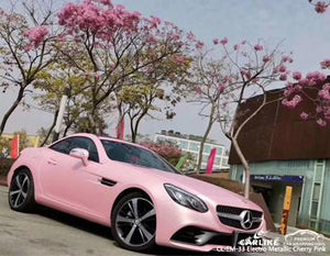 CARLIKE CL-EM-33 VINILO ELECTRO METALIZADO MATE ROSA CEREZA MERCEDES-BENZ 