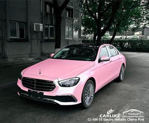 CARLIKE CL-EM-33 matte electro metallic cherry pink vinyl for Mercedes-Benz