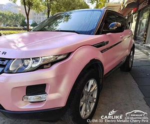 CARLIKE CL-EM-33 Vinilo mate electro metalizado rosa cereza para range rover