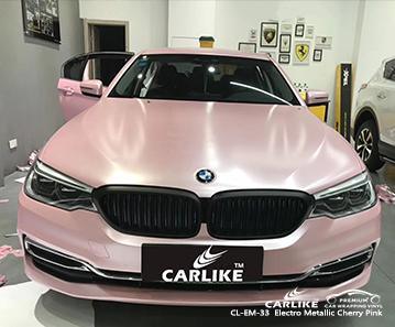 CARLIKE CL-EM-33 matte electro metallic cherry pink vinyl vehicle decor film Brandenburg Germany - CARLIKE WRAP