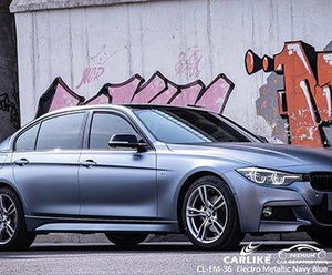 carlike CL-EM-36 matte electro metallic navy blue vinyl for bmw