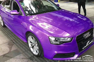 CARLIKE CL-GC-06 envoltura de vinilo súper brillante color púrpura caramelo audi Santa Rosa Filipinas