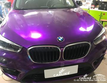 CARLIKE CL-GC-06 SUPER GLOSS CANDY PURPLE VINYL WRAP BMW - CARLIKE WRAP