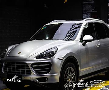 CARLIKE CL-GE-04 gloss electro metallic silver vinyl for car wrap - CARLIKE WRAP