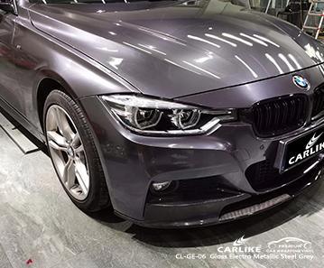 CARLIKE CL-GE-06 gloss electro metallic steel grey auto color change vinyl Dublin Ireland - CARLIKE WRAP