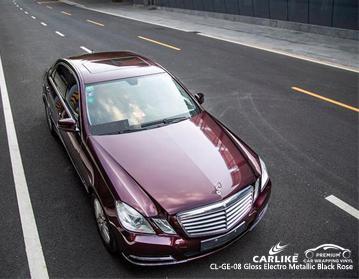 CARLIKE CL-GE-08 GLOSS ELECTRO METALLIC BLACK ROSE VINYL WRAP MERCEDES-BENZ - CARLIKE WRAP