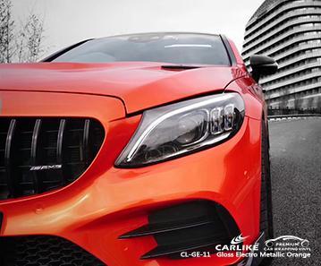 CARLIKE CL-GE-11 gloss electro metallic orange vinyl super air release auto wraps Ottawa Canada - CARLIKE WRAP