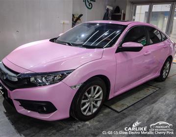 CARLIKE CL-GE-15 GLOSS ELECTRO METALLIC CHERRY PINK VINYL - CARLIKE WRAP