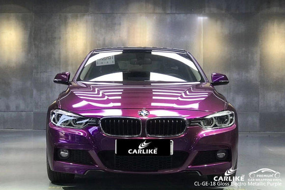 CARLIKE CL-GE-18 GLOSS ELECTRO METALLIC PURPLE VINYL For BMW - CARLIKE WRAP