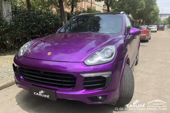 CARLIKE CL-GE-18 GLOSS ELECTRO METALLIC PURPLE VINYL For Wrap Car - CARLIKE WRAP