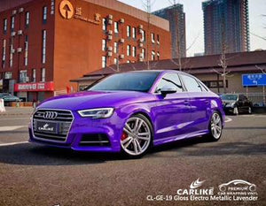 CARLIKE CL-GE-19 ENVOLTURA DE VINILO LAVANDA ELECTRO METÁLICO BRILLANTE AUDI 