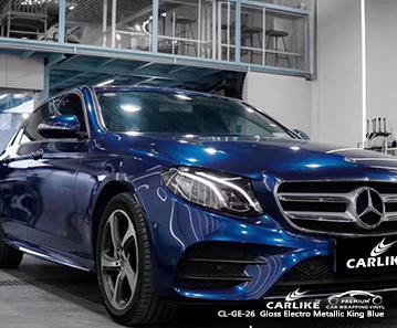 CARLIKE CL-GE-26 gloss electro metallic king blue good conformity vinyl Burren Ireland - CARLIKE WRAP