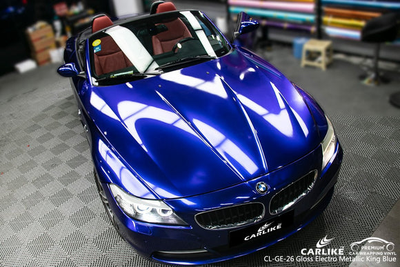 CARLIKE CL-GE-26 GLOSS ELECTRO METALLIC KING BLUE VINYL - CARLIKE WRAP