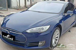 CARLIKE CL-GE-26 brillo electro metalizado azul rey envoltura de vinilo coche Johor Malasia