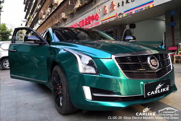 CARLIKE CL-GE-29 gloss electro metallic malachite green car wrap film Sarawak Malaysia - CARLIKE WRAP