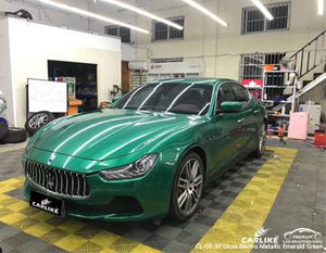 CARLIKE CL-GE-30 BRILLO ELECTRO METALIZADO VERDE ESMERALDA ENVOLTURA DE VINILO MASERATI 