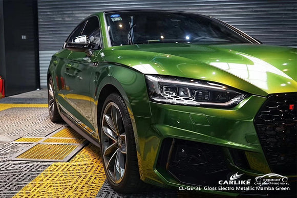 CARLIKE CL-GE-31 gloss electro metallic mamba green vinyl from philippines - CARLIKE WRAP