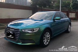 CARLIKE CL-GE-32 VINILO VERDE SELVA ELECTROMETÁLICO BRILLANTE Para Wrap Audi