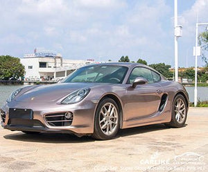 CARLIKE CL-GE-34P gloss electro metallic ice berry pink vinyl (pet release paper) for porsche