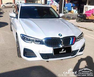 CARLIKE CL-IL-02 iridescence laser white vinyl for bmw - CARLIKE WRAP