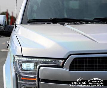 CARLIKE CL-IL-02 iridescence laser white vinyl for Ford - CARLIKE WRAP