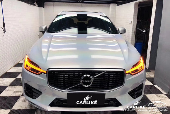 CARLIKE CL-IL-02 IRIDESCENCE LASER WHITE VINYL FOR WRAP CAR - CARLIKE WRAP