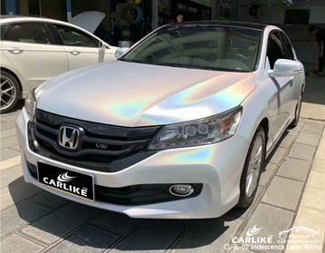 CARLIKE CL-IL-02 IRIDESCENCE LASER WHITE VINYL WRAP HONDA - CARLIKE WRAP