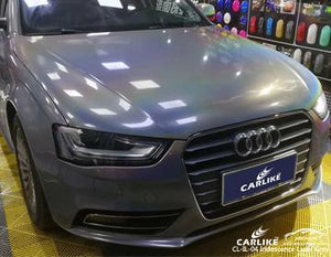 CARLIKE CL-IL-04 IRIDESCENCIA LÁSER GRIS ENVOLTURA DE VINILO AUDI 