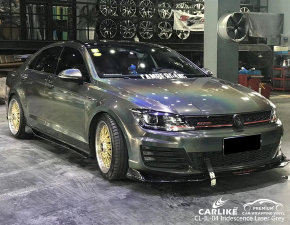 CARLIKE CL-IL-04 IRIDESCENCE LASER GREY VINYL WRAP VOLKSWAGEN - CARLIKE WRAP