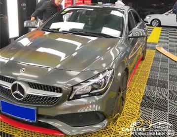 CARLIKE CL-IL-04 IRIDESCENCE LASER GREY VINYL WRAPPING MERCEDES-BENZ - CARLIKE WRAP