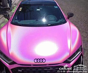 CARLIKE CL-IL-08 iridescence laser pink vinyl for audi