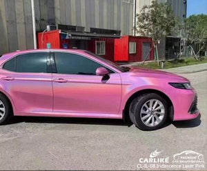 CARLIKE CL-IL-08 iridescence laser pink vinyl for toyota