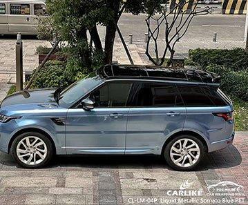 CARLIKE CL-LM-04P liquid metallic somato blue vinyl (pet air release paper) for land rover - CARLIKE WRAP