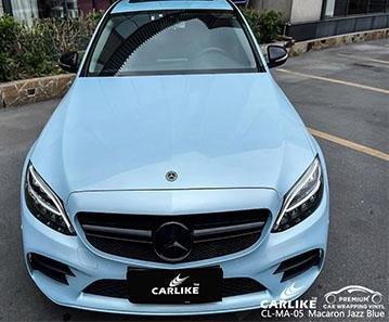 CARLIKE CL-MA-05 macaron jazz blue vehicle wrapping vinyl for mercedes-benz - CARLIKE WRAP