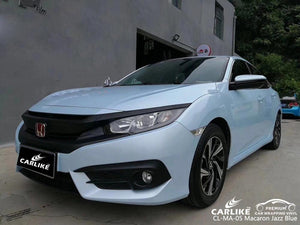 CARLIKE CL-MA-05 MACARON JAZZ VINILO AZUL En Honda 