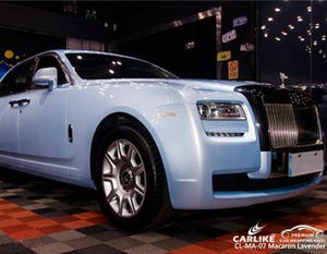 CARLIKE CL-MA-07 MACARON LAVENDER VINYL FILM WRAP ROLLS-ROYCE