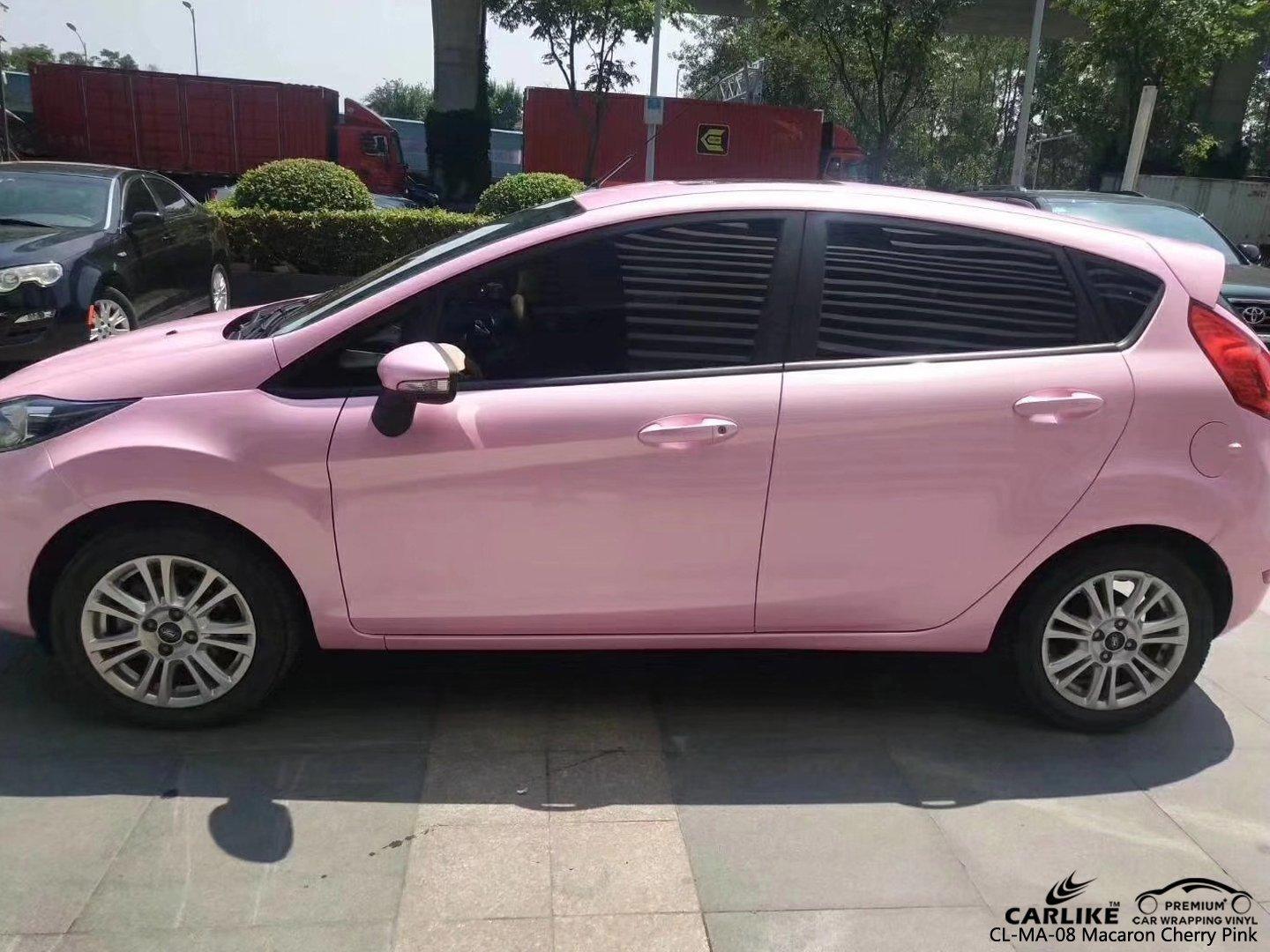 CARLIKE CL-MA-08 MACARON CHERRY PINK VINYL STICKER VEHICLE WRAPPING - CARLIKE WRAP