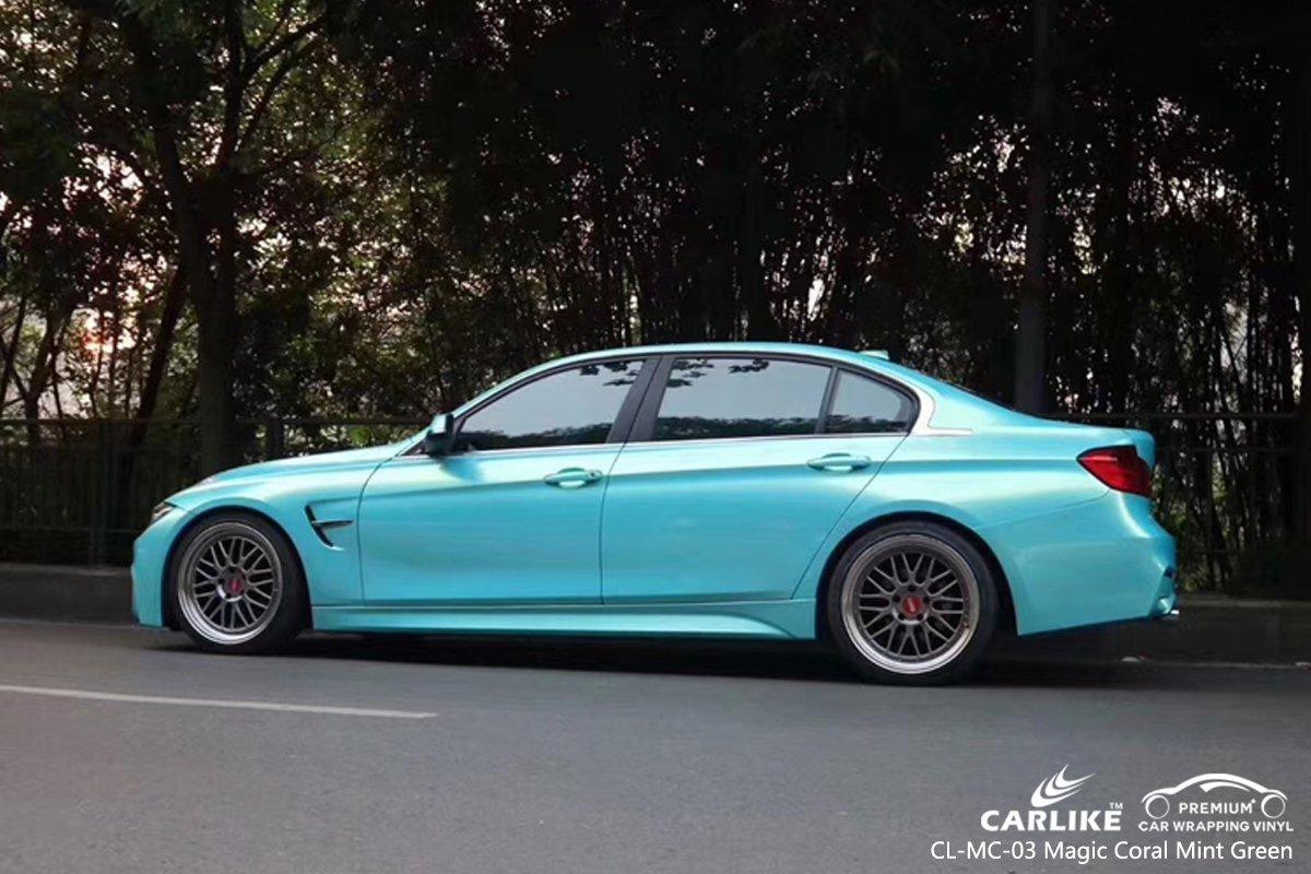 CARLIKE CL-MC-03 GLOSS MAGIC CORAL MINT GREEN VINYL For Wrap Car - CARLIKE WRAP