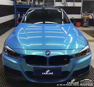 CARLIKE CL-MC-04 ENVOLTURA DE VINILO BMW CORAL MÁGICO BRILLANTE AZUL MEDIO 