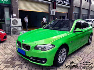 CARLIKE CL-ME-06 MATTE ELECTRO MAGIC APPLE GREEN VINYL STICKER FOR WRAP CAR