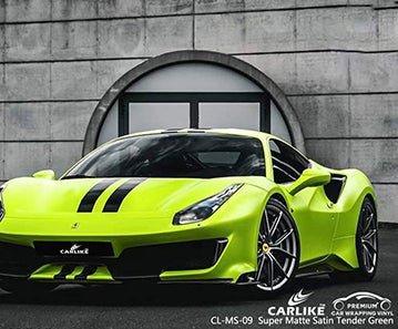 CARLIKE CL-MS-09 super matte satin tender green vinyl for ferrari - CARLIKE WRAP