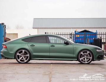 CARLIKE CL-MS-11 SUPER MATTE SATIN ARMY GREEN VINYL - CARLIKE WRAP