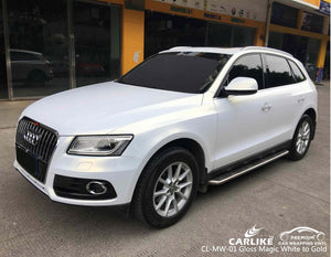 CARLIKE CL-MW-01 MAGIC CHAMELEON BLANCO BRILLANTE A ORO VINILO AUDI ENVOLTURA 