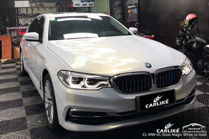 CARLIKE CL-MW-01 VINILO MÁGICO CAMALEÓN BLANCO BRILLANTE A ORO Para BMW