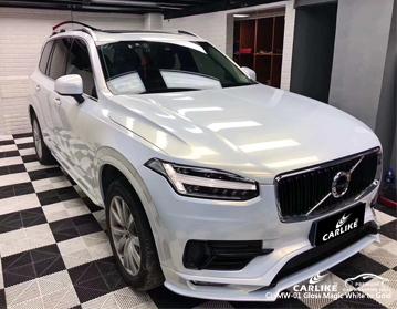 CARLIKE CL-MW-01 MAGIC CHAMELEON GLOSS WHITE TO GOLD VINYL WRAP VOLVO - CARLIKE WRAP