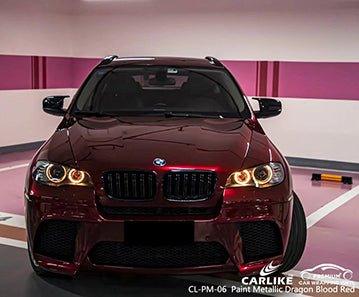 CARLIKE CL-PM-06 paint metallic dragon blood red vinyl for bmw - CARLIKE WRAP